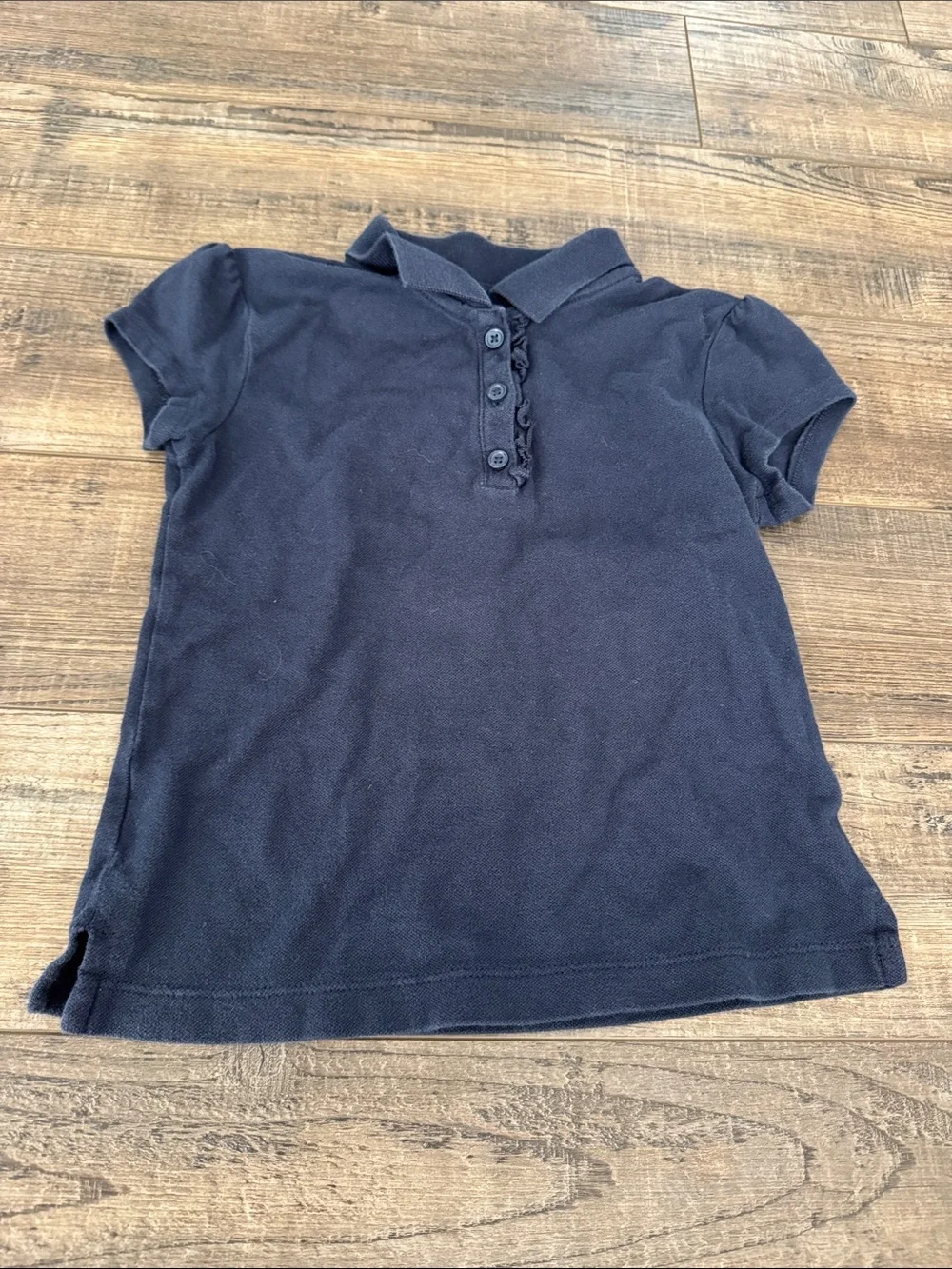 Girls Children’s Place Navy Blue Uniform Polo Shirts, Dress, and Skirt Size 5-6